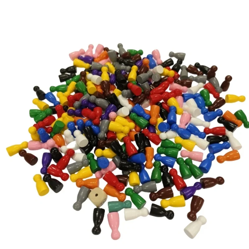 Board Game The Sims - 100 Pcs Colorful Wooden Chess Markers