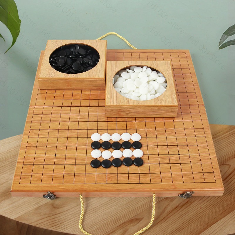 Board Game Zone - 19-Way Go Set Backgammon Board Game