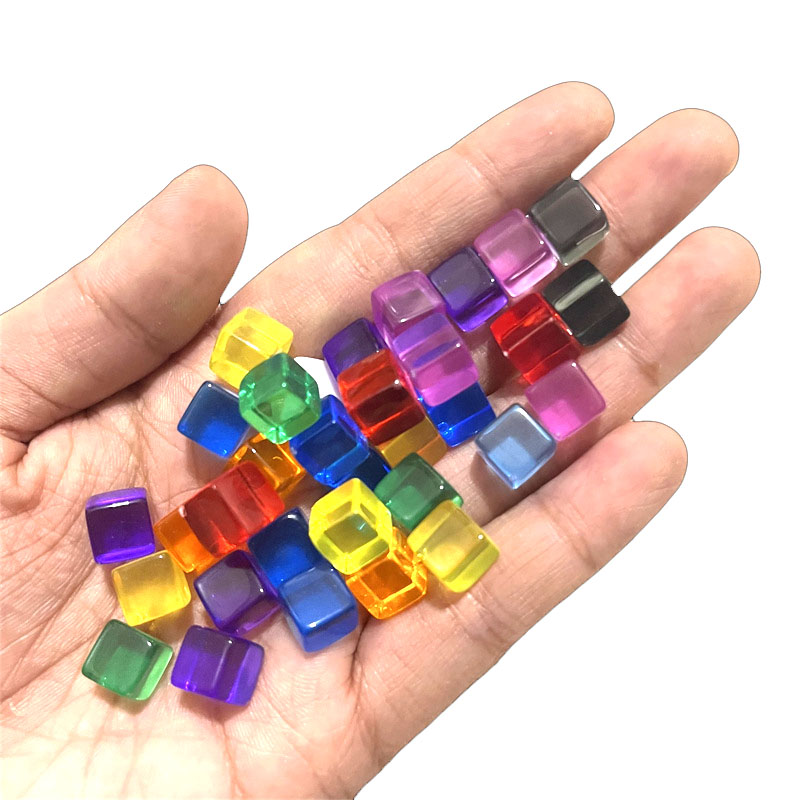 Board Game The Sims - 100pcs/set 8mm Clear Cube Dice Chess