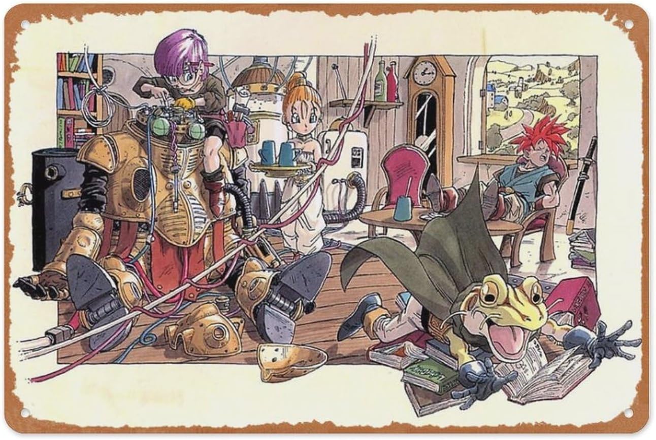 Board Game Is - Retro Game Metal Sign - Chrono