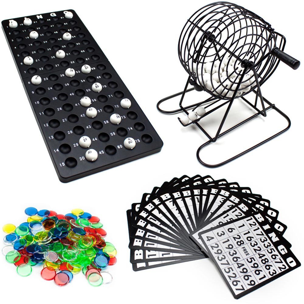 Board Game Zone - Bingo Supplies Set Metal Cage For