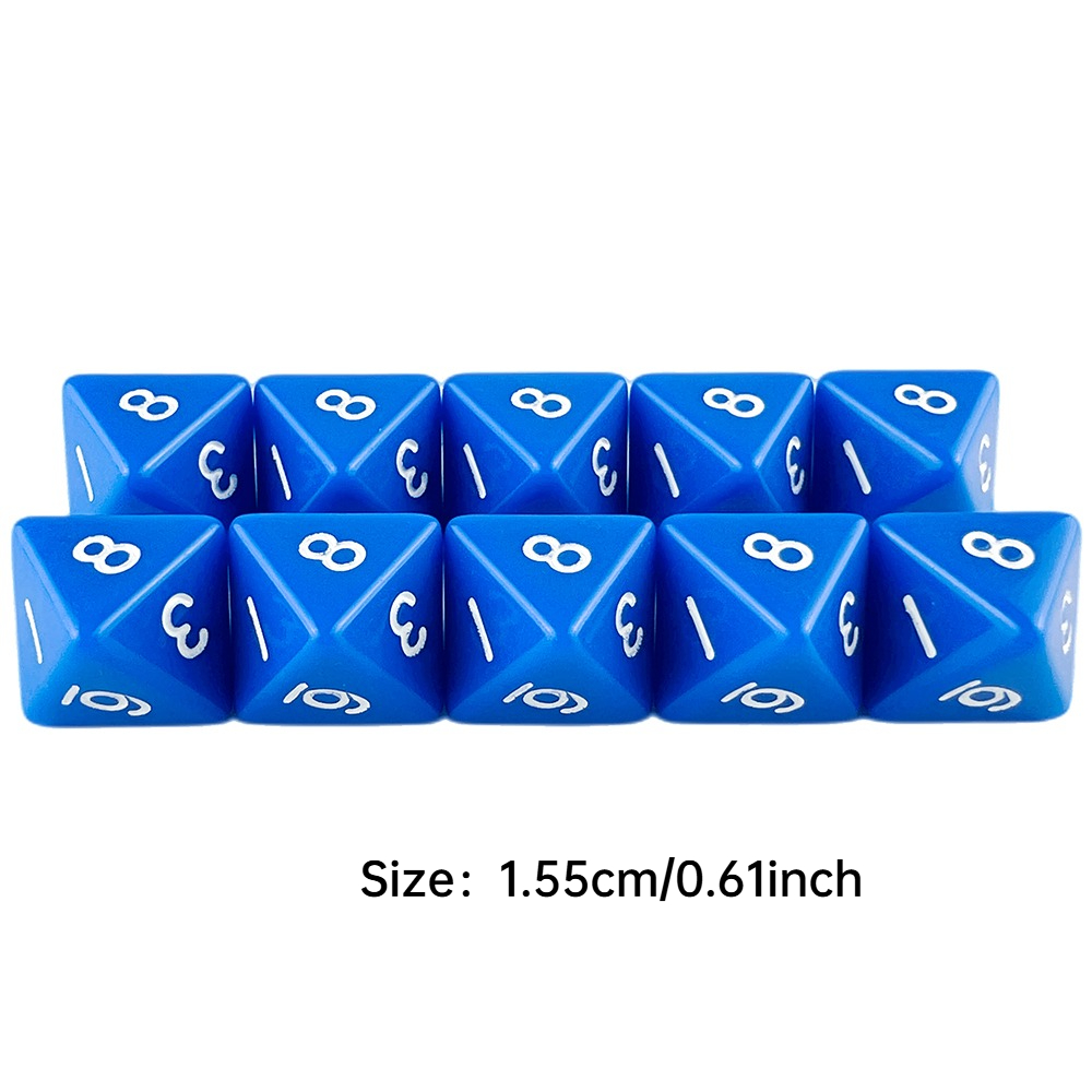 D8 Polyhedral Dice Set 10pcs O - Board Game Pandemic ulasan dan harga