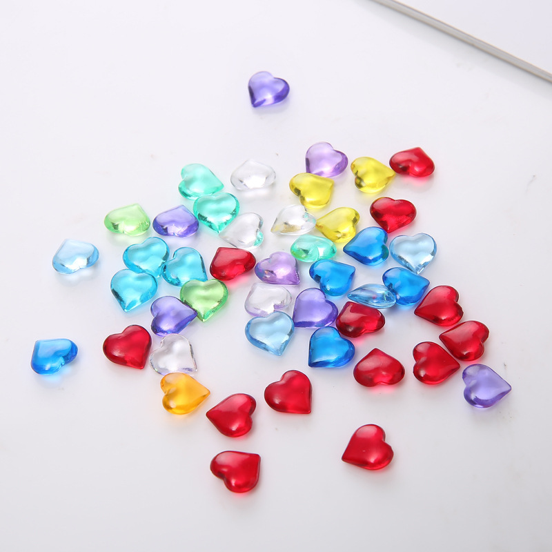 100PCS 10*4mm Heart Shape Acry - Board Game The Sims ulasan dan harga