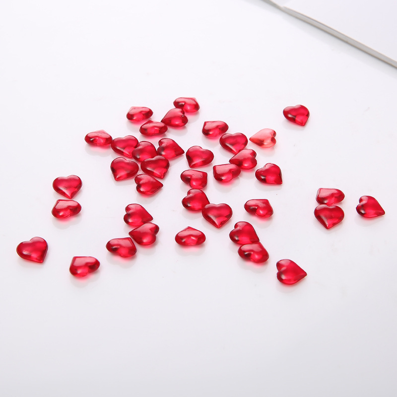100PCS 10*4mm Heart Shape Acry - Board Game The Sims ulasan dan harga