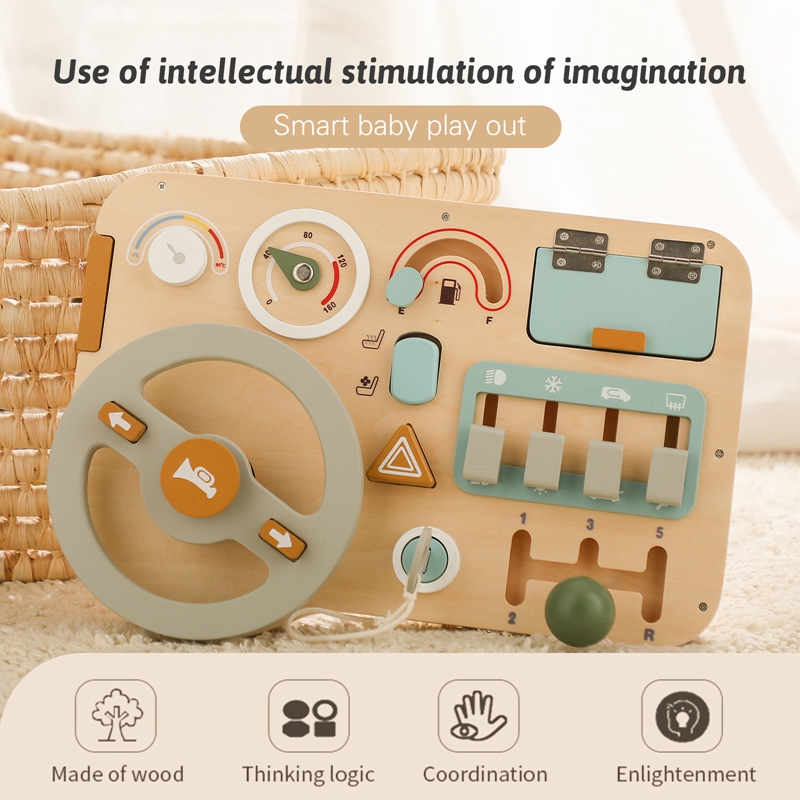 Kids Montessori Toys Car Busy  - Board Game Quarto ulasan dan harga
