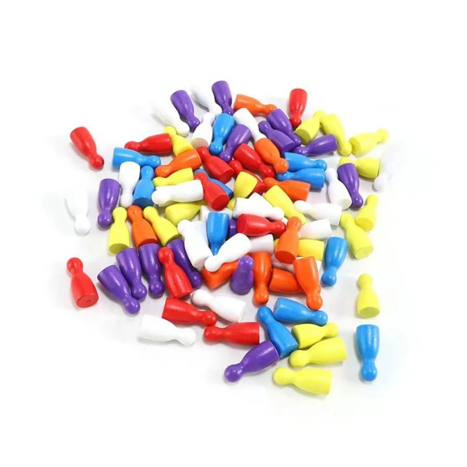 100 Pcs Colorful Wooden Chess  - Board Game The Sims ulasan dan harga
