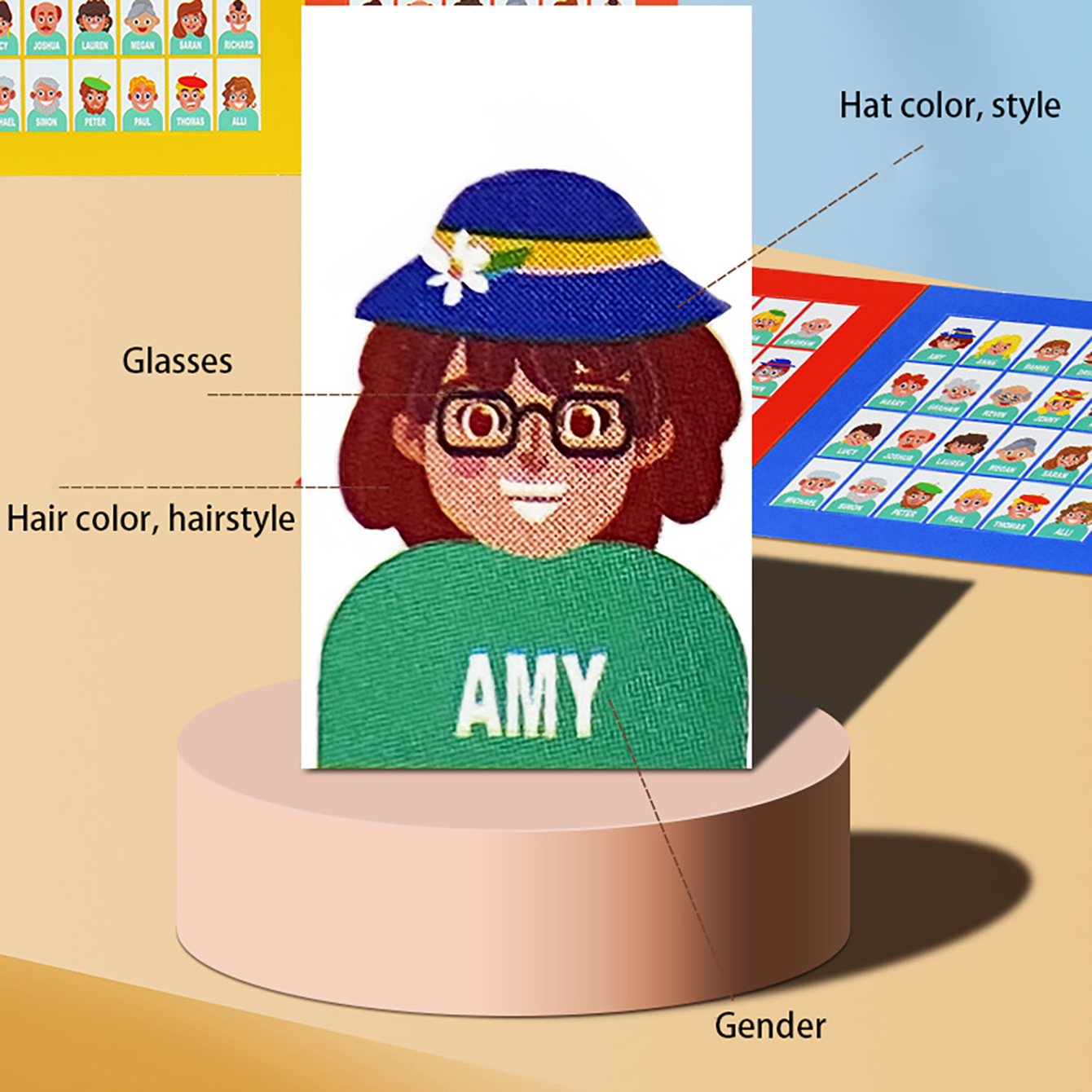 Family Guessing Board Game Who - Board Game Quarto ulasan dan harga
