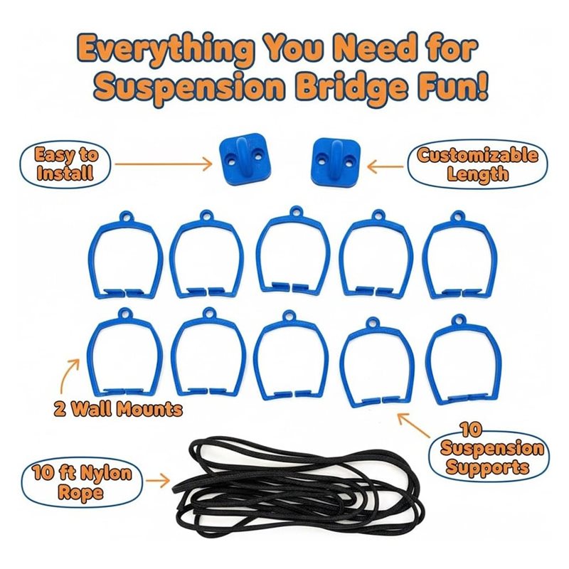 ABJL-Suspension Bridge Track S - Hot Wheels Car Track Sets ulasan dan harga