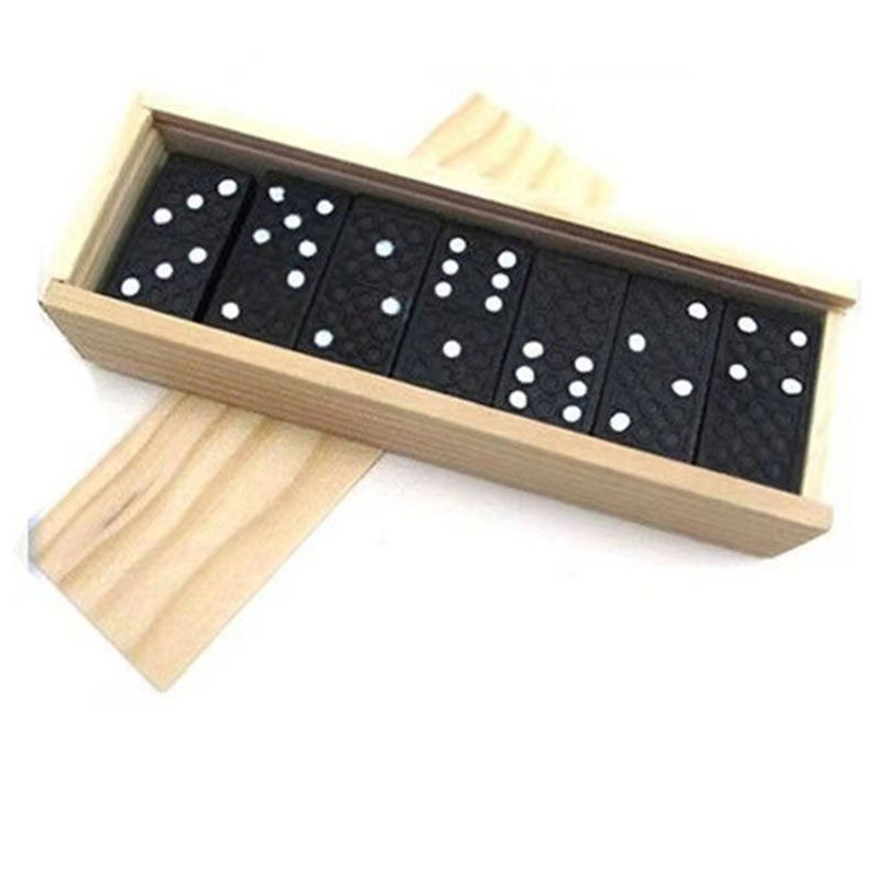 28pcs/Set Wooden Domino Board  - Board Game Quarto ulasan dan harga