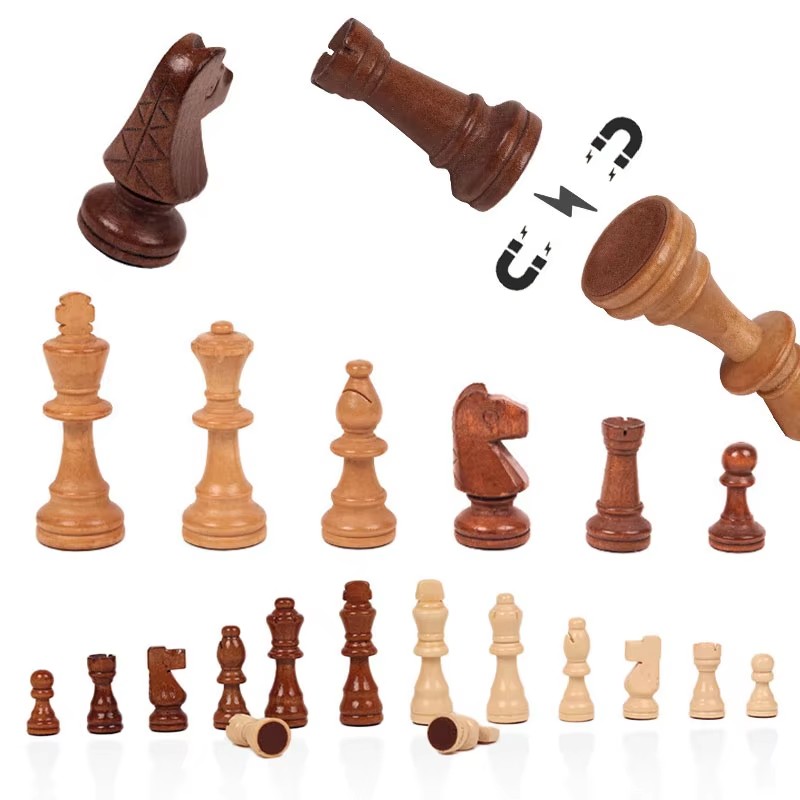 Magnetic Wooden Folding Chess  - Board Game Yearbook ulasan dan harga