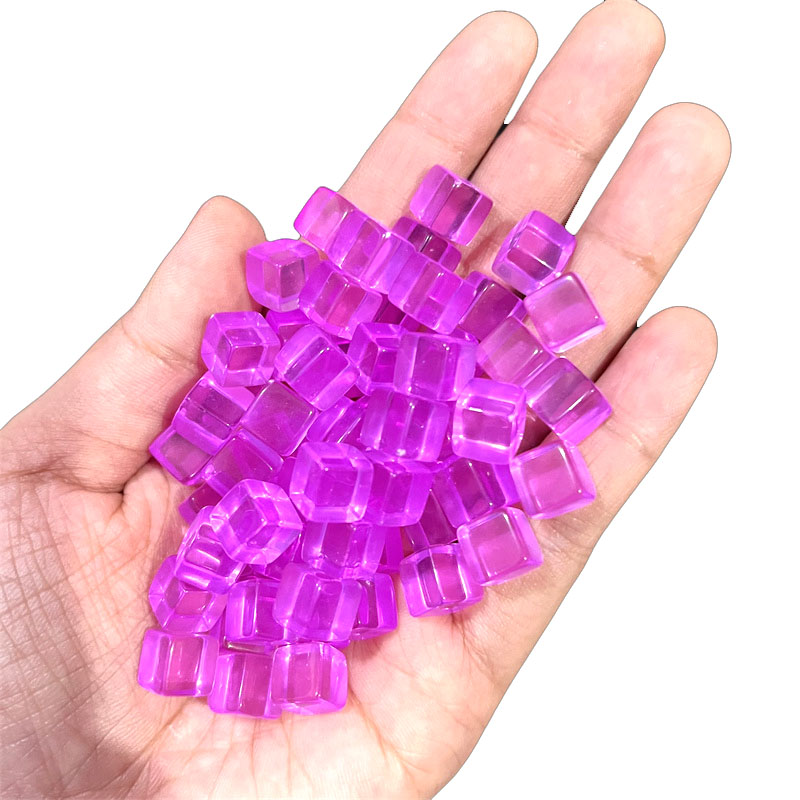 100pcs/set 8mm Clear Cube Dice - Board Game The Sims ulasan dan harga