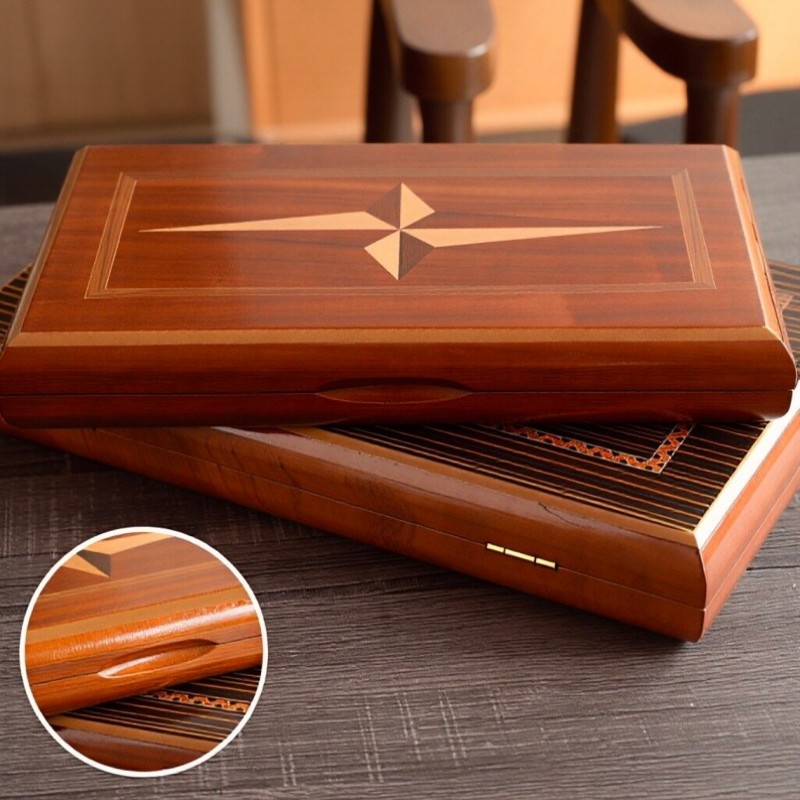 Solid Wood Backgammon 11-19 In - Board Game Yearbook ulasan dan harga