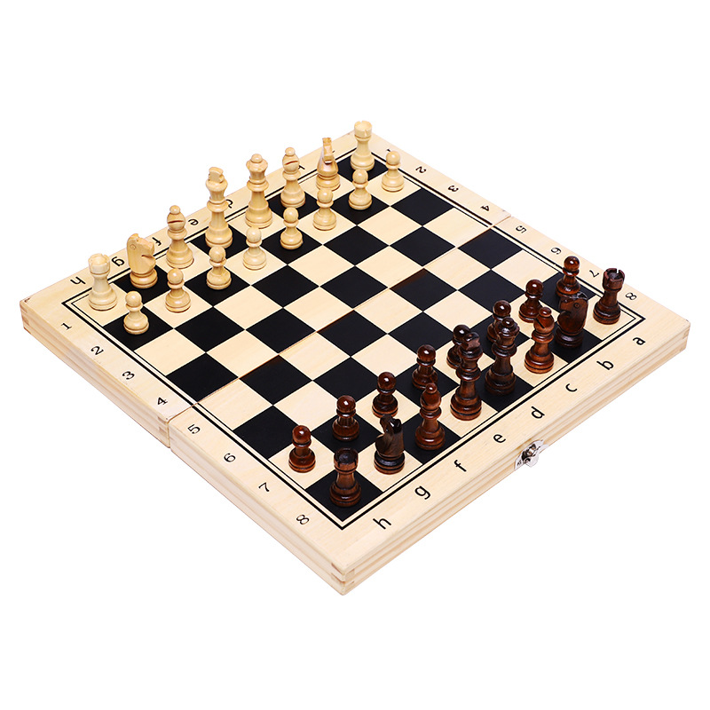 Magnetic Wooden Chess Set Fold - Board Game Yearbook ulasan dan harga