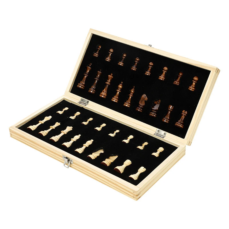 Magnetic Wooden Chess Set Fold - Board Game Yearbook ulasan dan harga