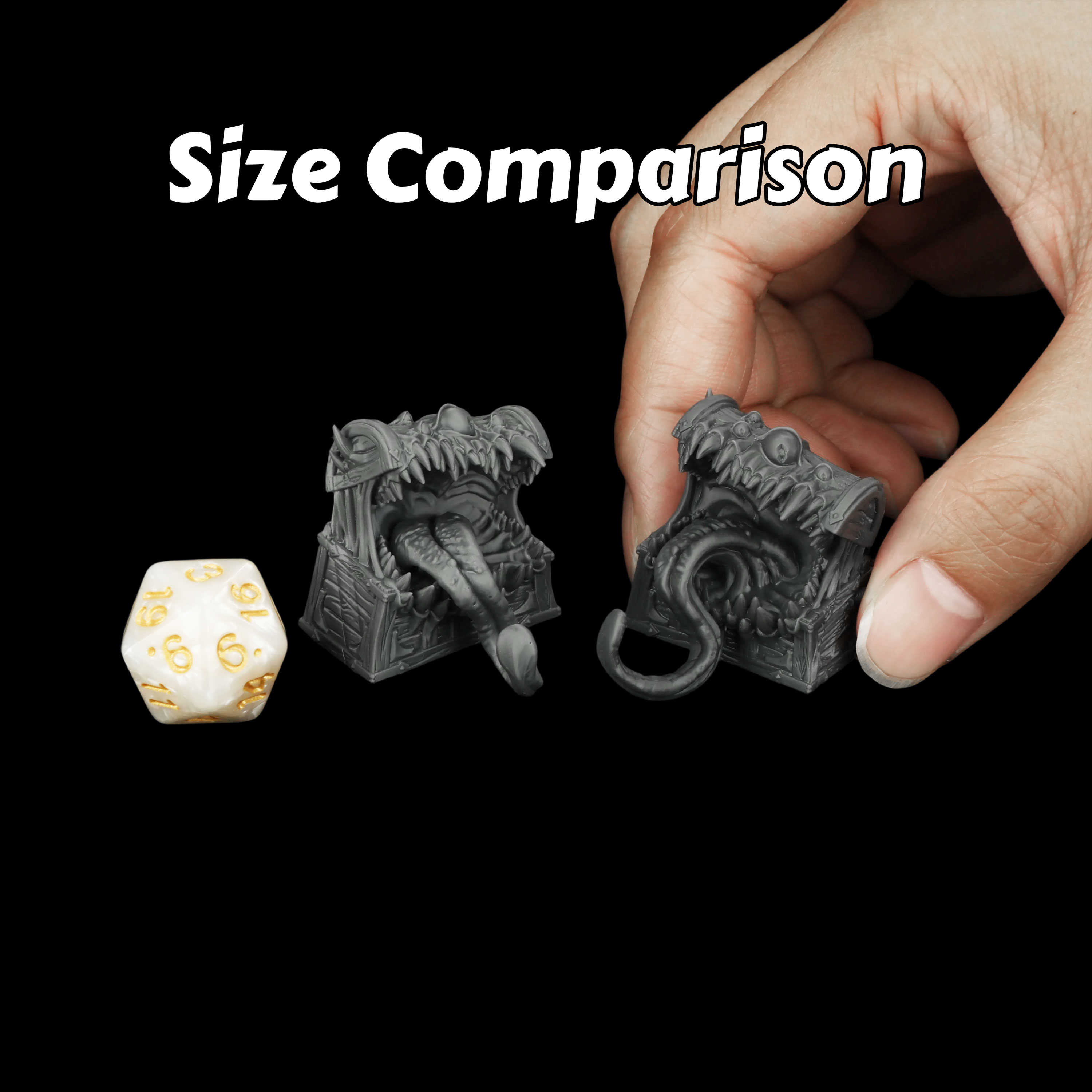 2 Pcs Mimic Miniatures - Resin - Board Game Rpg ulasan dan harga