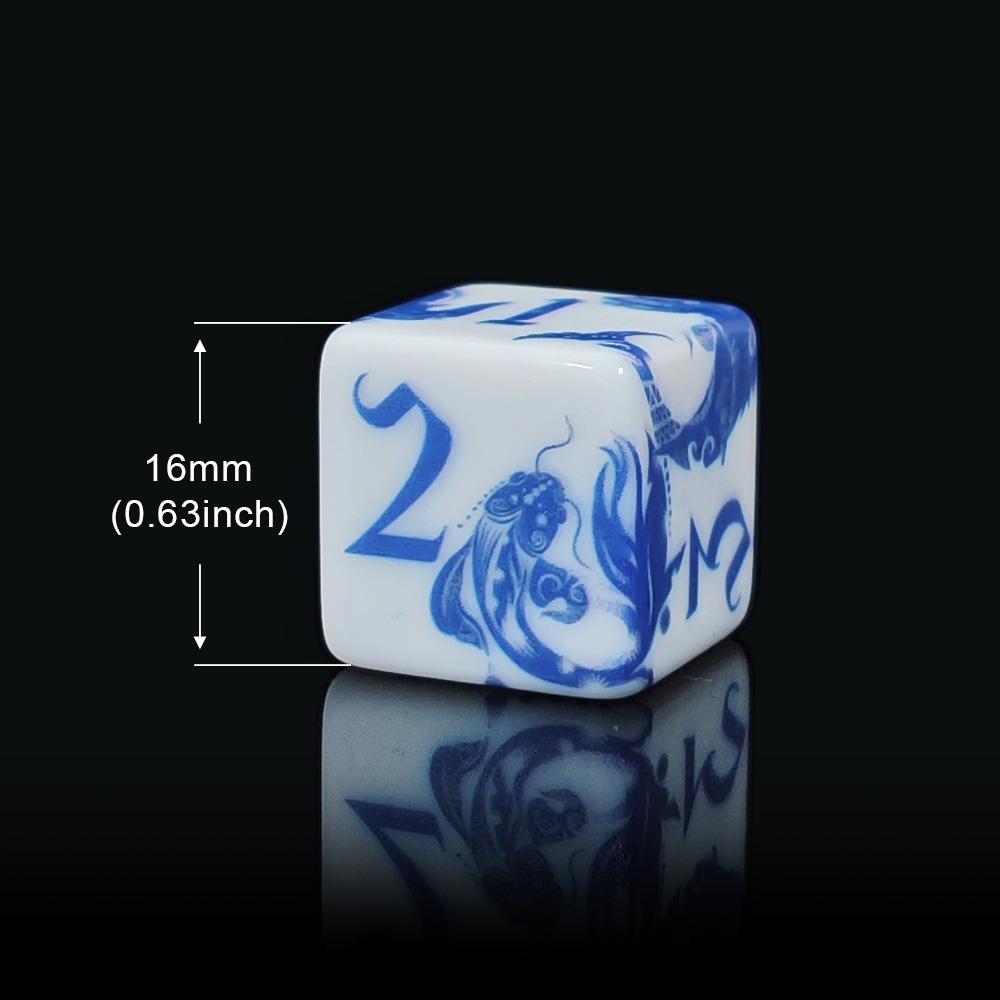12Pcs Blue And White Porcelain - Board Game Rpg ulasan dan harga