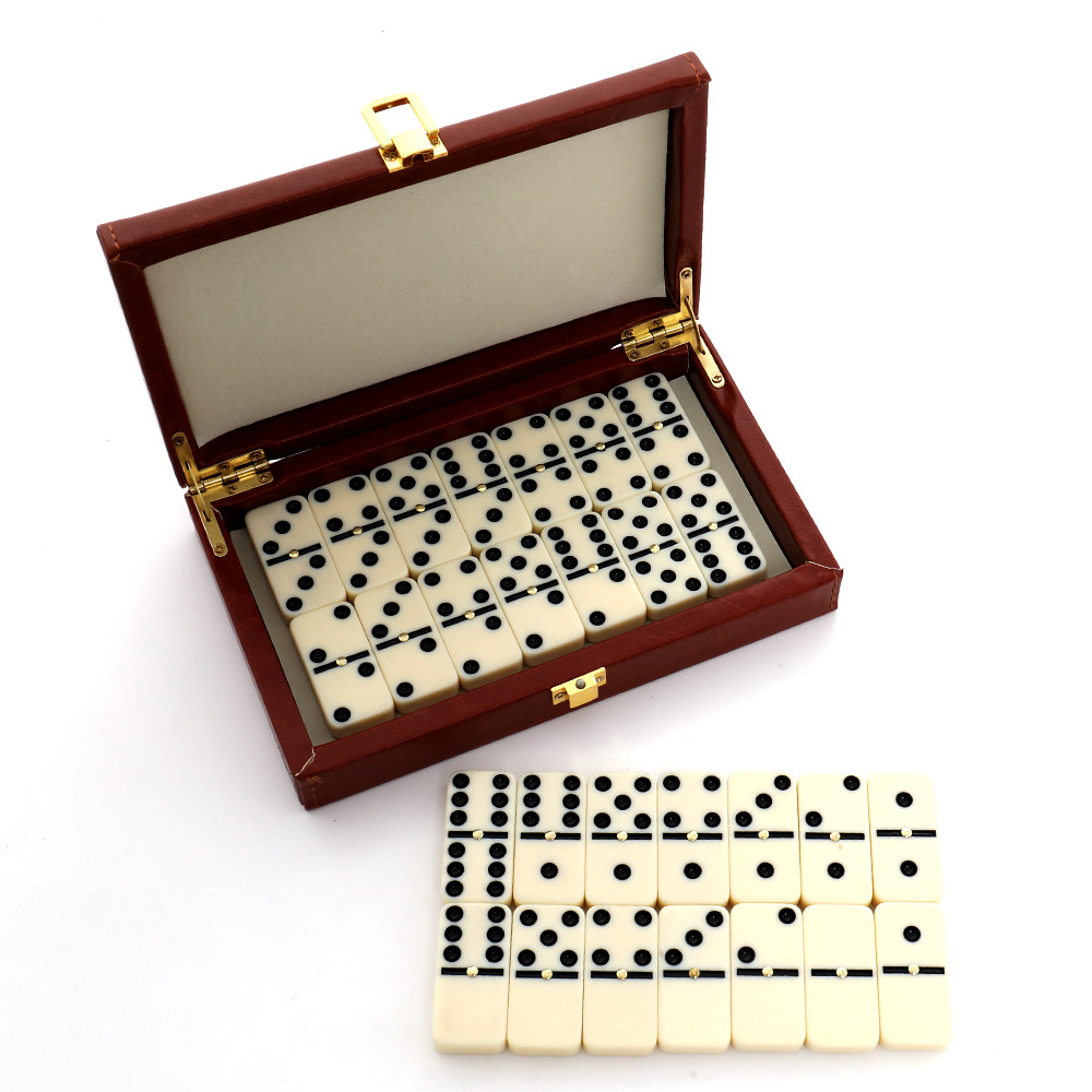 28Pcs Resin Domino Set Classic - Board Game Master ulasan dan harga
