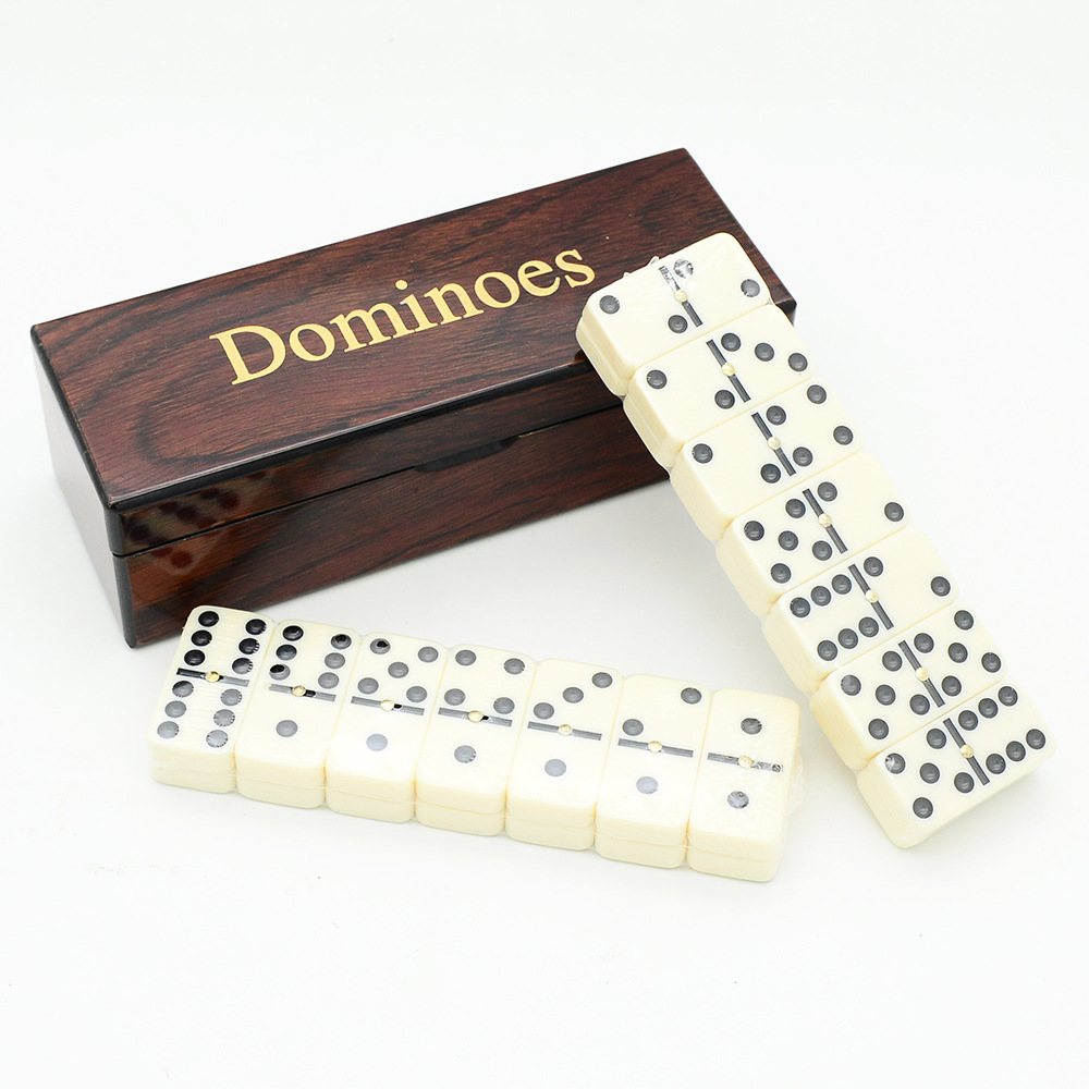 28Pcs Resin Domino Set Classic - Board Game Master ulasan dan harga