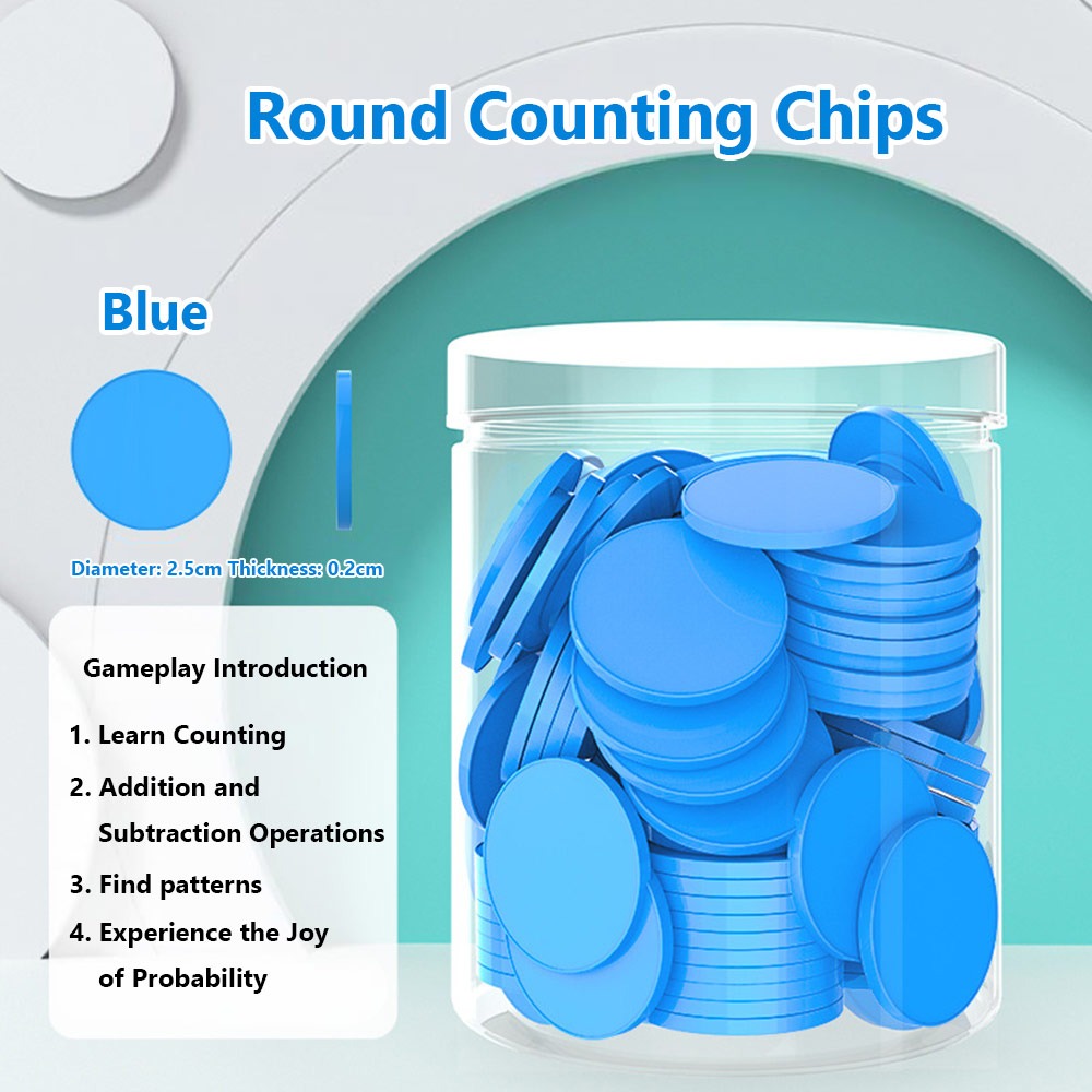 100pcs Plastic Counting Chips  - Board Game The Sims ulasan dan harga