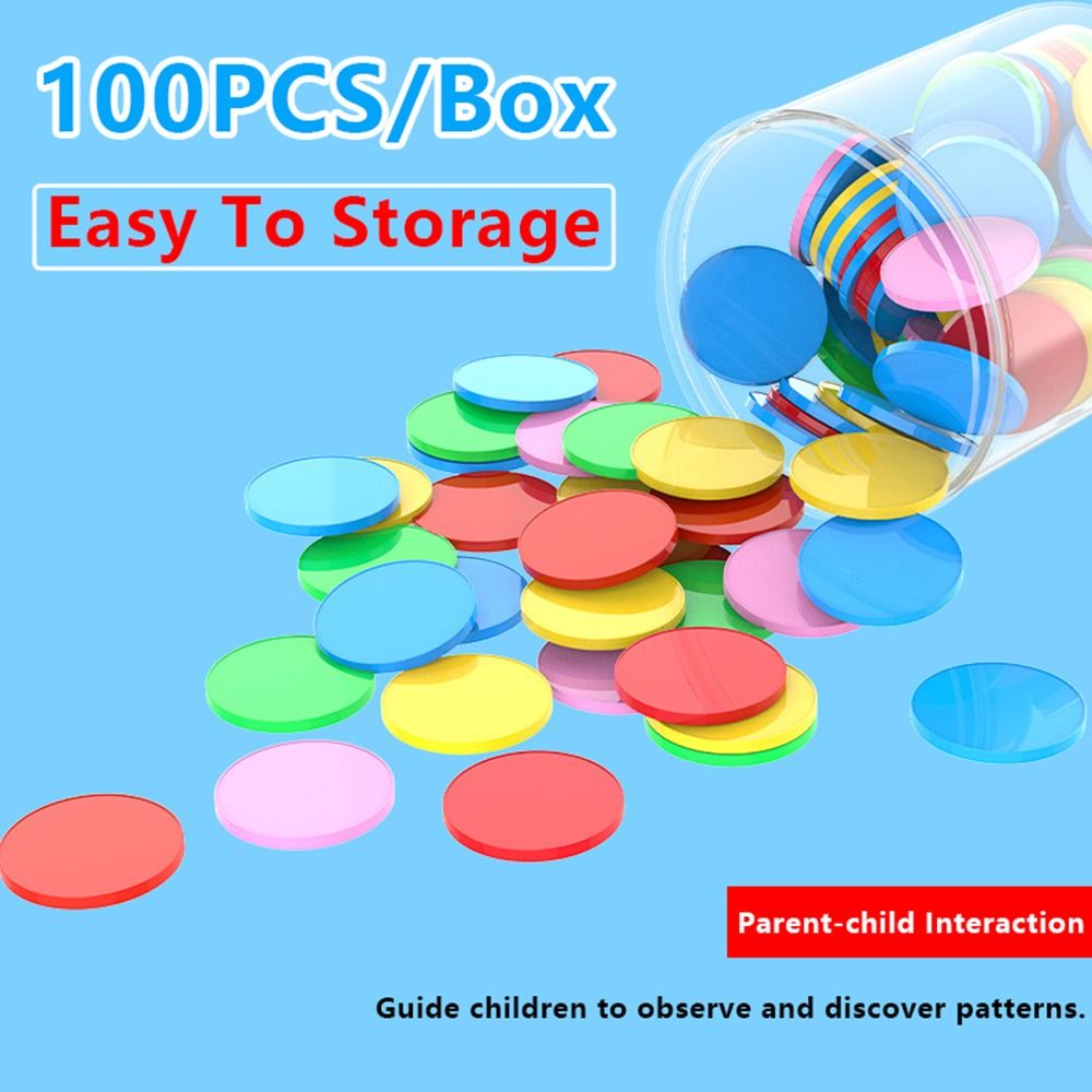 100pcs Plastic Counting Chips  - Board Game The Sims ulasan dan harga
