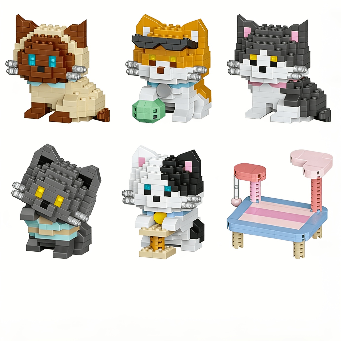 Cat Series Building Blocks Set - Board Game Master ulasan dan harga