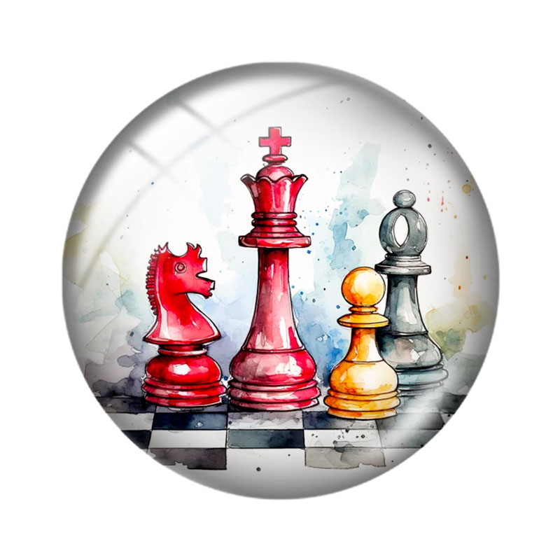 Watercolor Chess Game  12/18/2 - Board Game Is ulasan dan harga