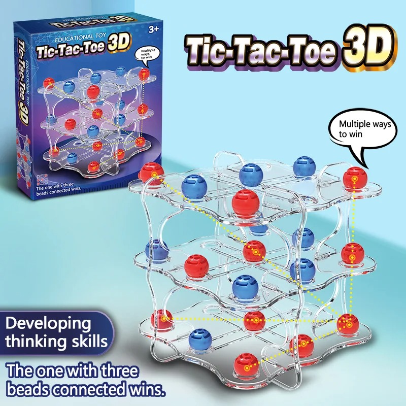 3D Three-Dimensional Tic-Tac-T - Board Game Quarto ulasan dan harga