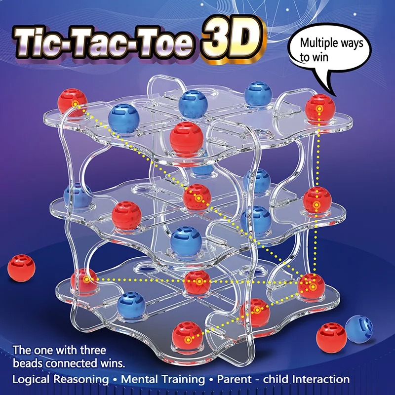 3D Three-Dimensional Tic-Tac-T - Board Game Quarto ulasan dan harga