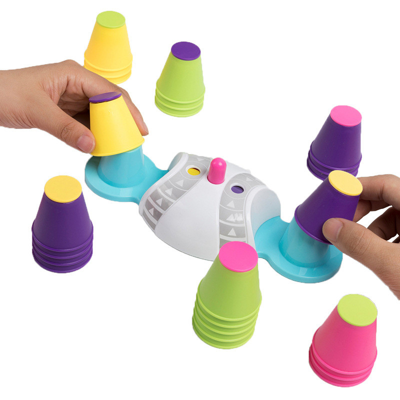 Folding Cup Stracking Game spo - Board Game Zone ulasan dan harga