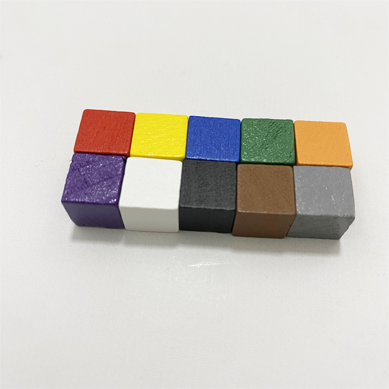 50Pcs/lots 10mm Colorful Wood  - Board Game The Sims ulasan dan harga