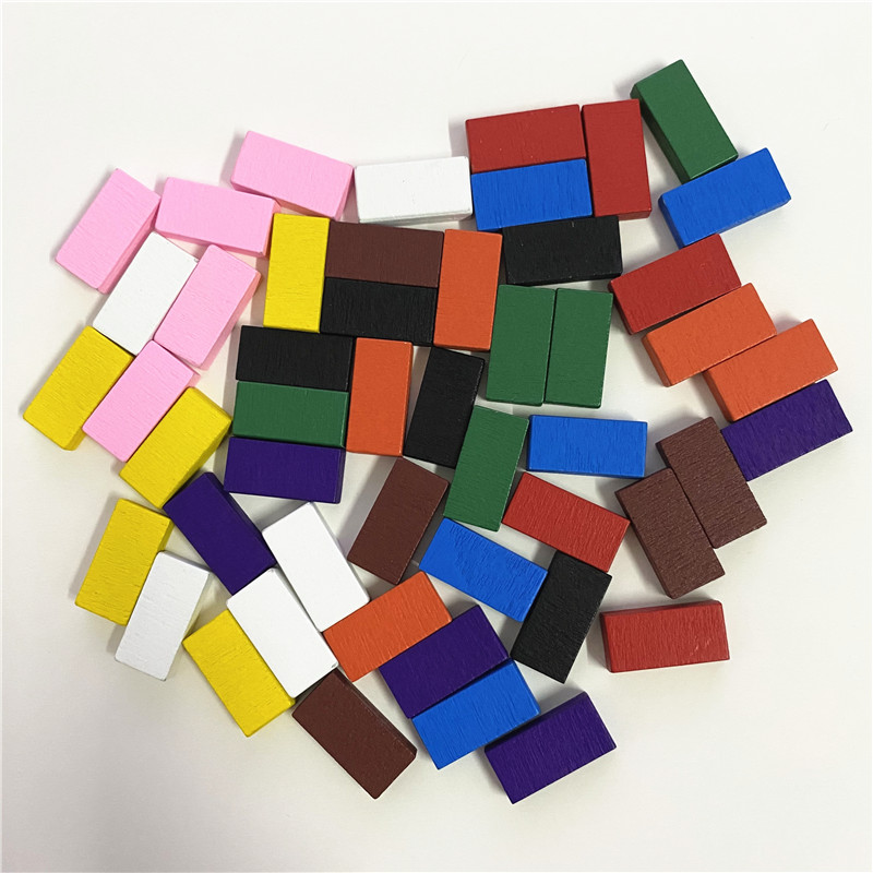 50Pcs 20*10*5mm Colorful Brick - Board Game The Sims ulasan dan harga