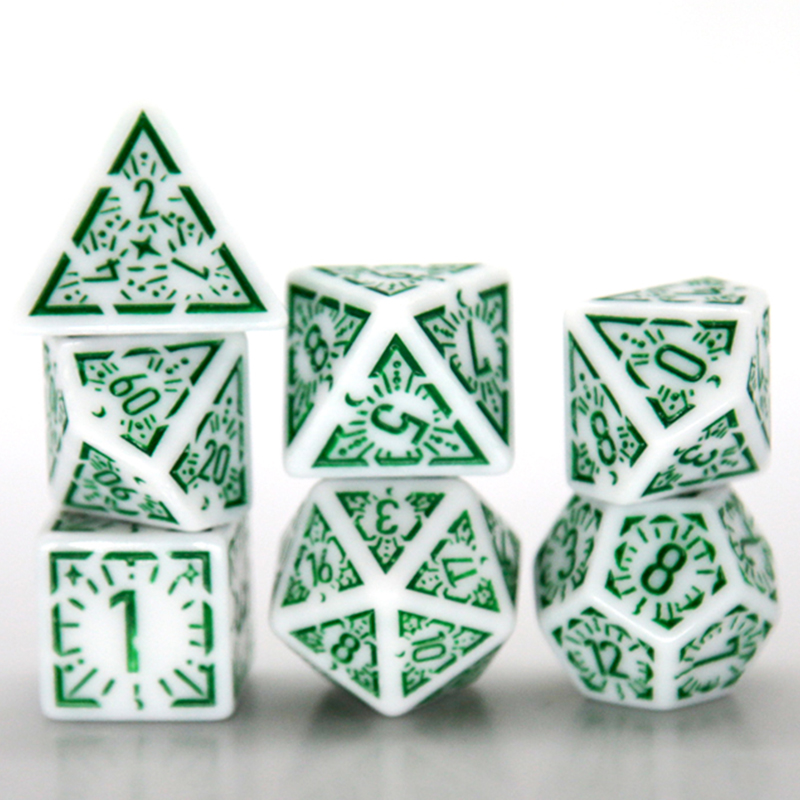 7PCS/set Multi-sided Dice New  - Board Game Master ulasan dan harga