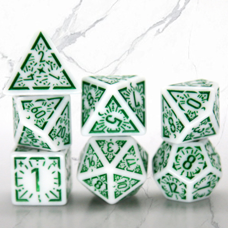 7PCS/set Multi-sided Dice New  - Board Game Master ulasan dan harga
