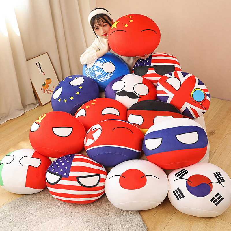 20-40cm Stuffed Polandball Pil - Board Game Yokohama ulasan dan harga