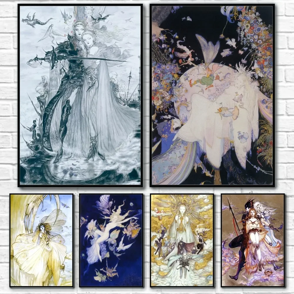 Yoshitaka Amano Final Fantasy  - Board Game Yokohama ulasan dan harga