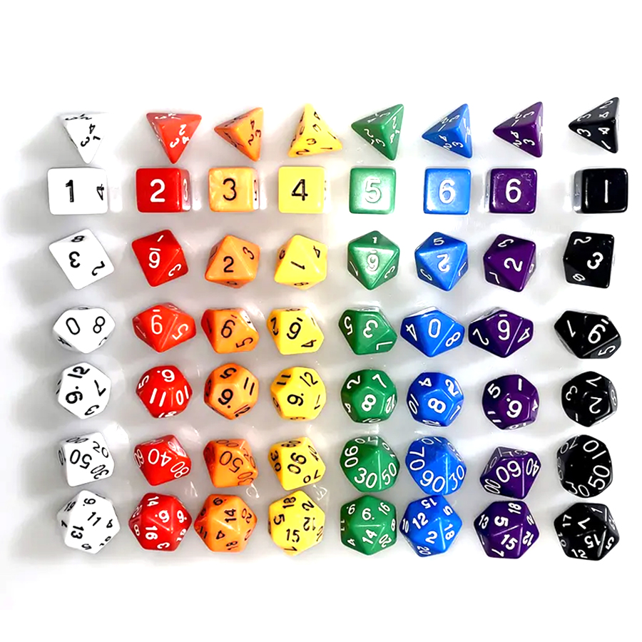 16/40pcs Polyhedral Game Dice, - Board Game Pandemic ulasan dan harga