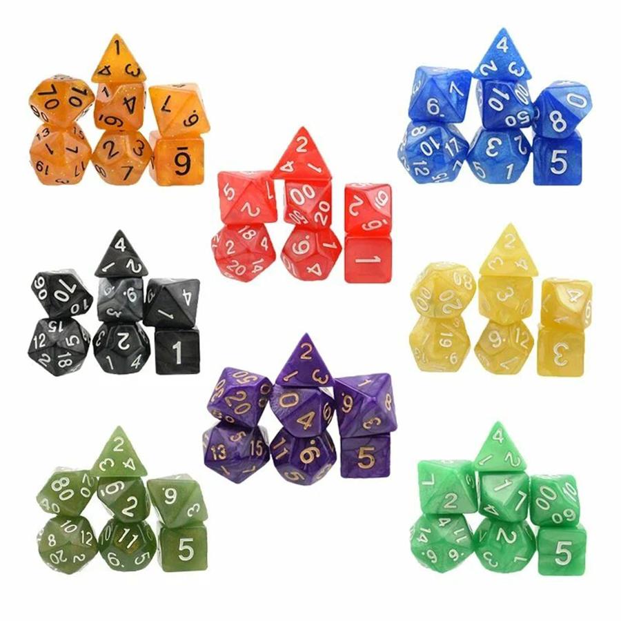 16/40pcs Polyhedral Game Dice, - Board Game Pandemic ulasan dan harga