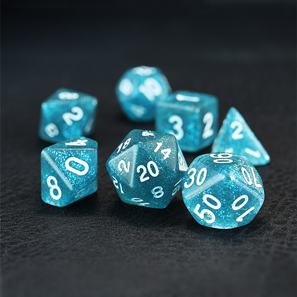 7 Pcs Set Clear Pink Dice Numb - Board Game Pandemic ulasan dan harga