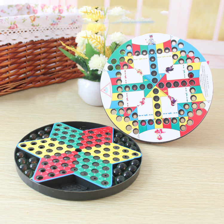 2 In 1 Chessmen Checkers Board - Board Game Quarto ulasan dan harga