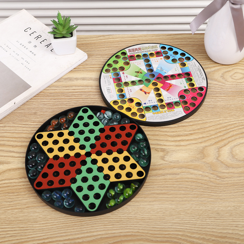 2 In 1 Chessmen Checkers Board - Board Game Quarto ulasan dan harga