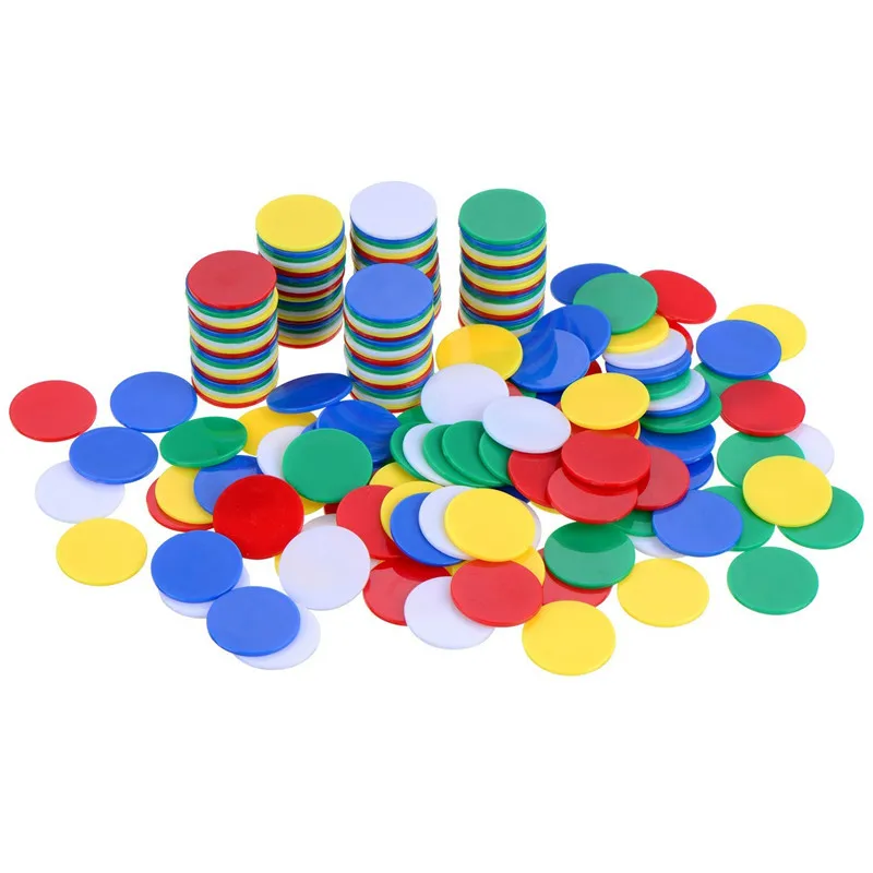 100/300Pcs  Plastic Chips DIY  - Board Game The Sims ulasan dan harga