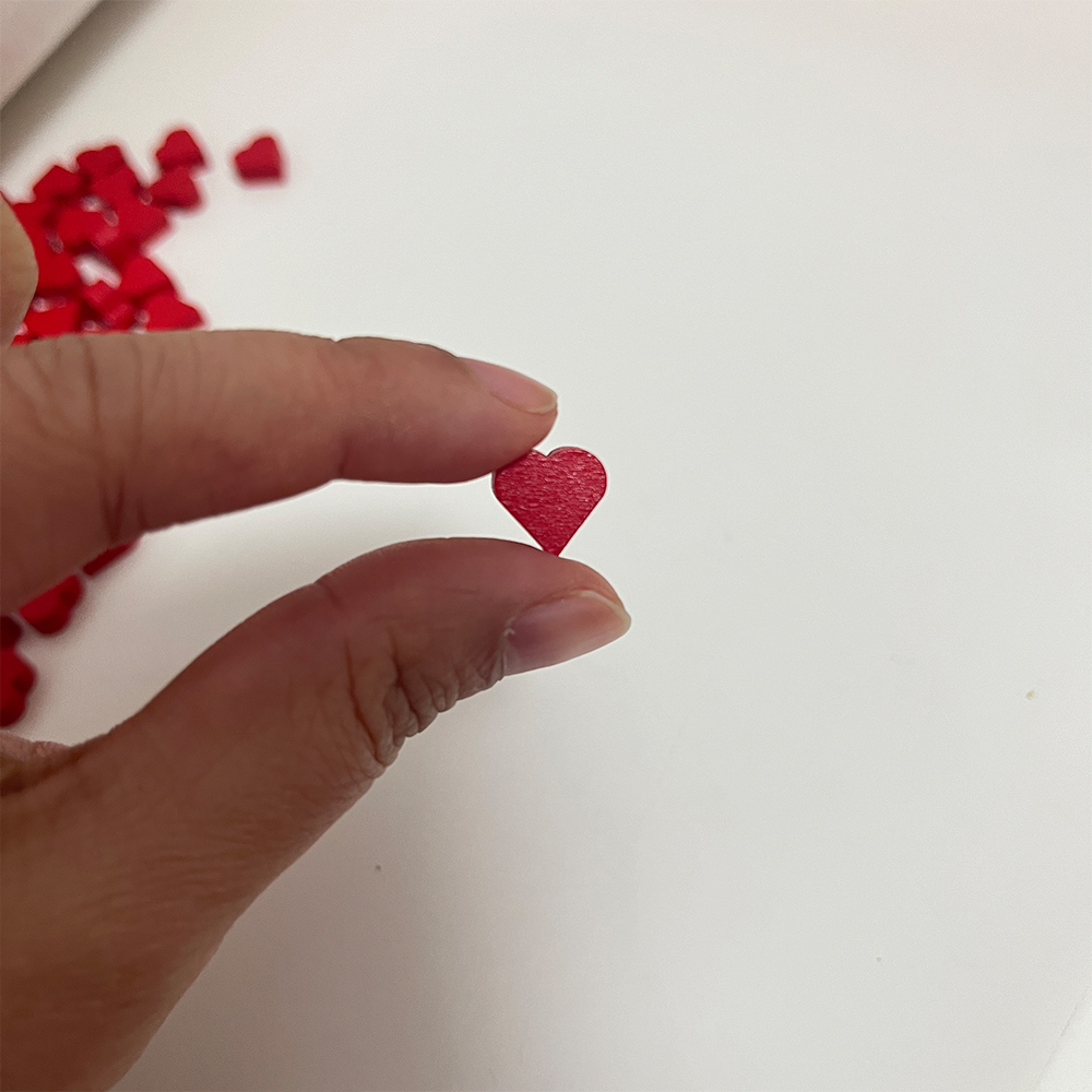 100Pcs 10mm*5mm Red Heart Shap - Board Game The Sims ulasan dan harga
