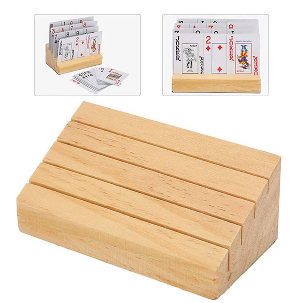 Hands-Free Wooden Playing Card - Board Game Yearbook ulasan dan harga